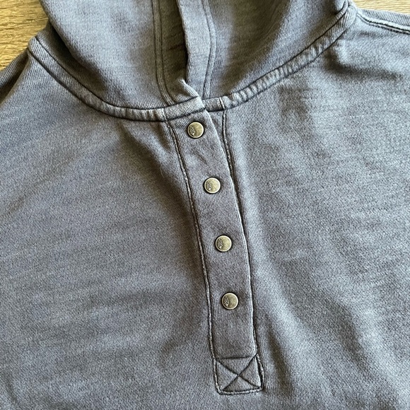 Free People Gray Hooded Sweatshirt - Picture 4 of 8